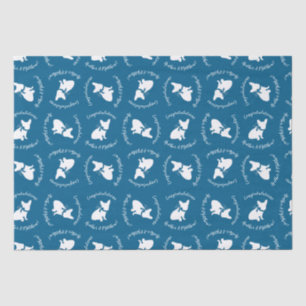 French Bulldog Baby Shower Frenchie Frenchy Tissue Paper