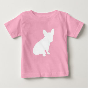French Bulldog Baby Shower Frenchie Pink T-Shirt