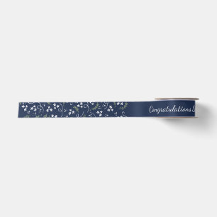 French Bulldog Baby Shower Ribbon Satin Ribbon