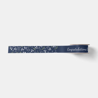 French Bulldog Baby Shower Ribbon Satin Ribbon