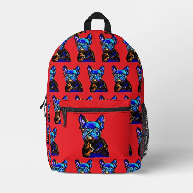French Bulldog Backpack (Front)