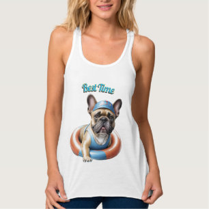 French Bulldog Best Time französische Bulldogge Singlet