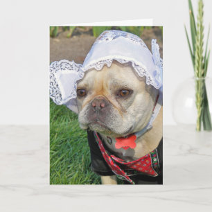 French Bulldog Birthday Card