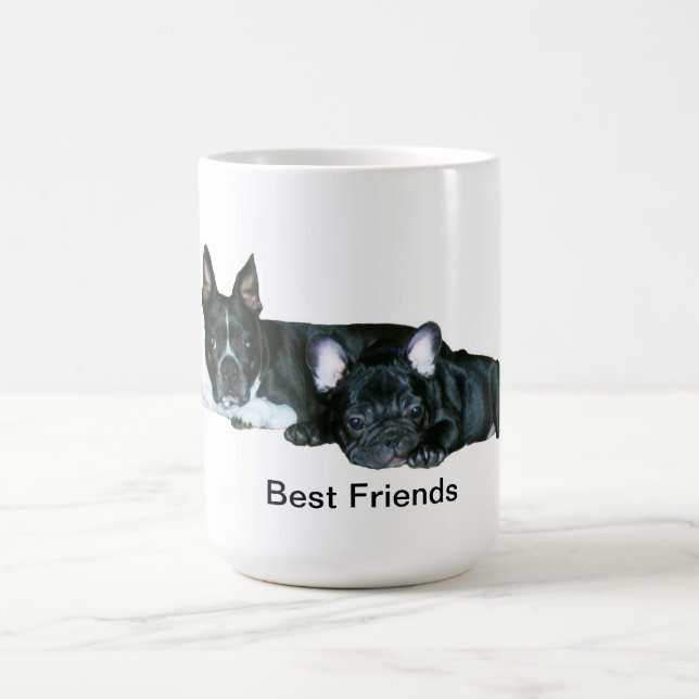French Bulldog & Boston Terrier 'Best Friends' Mug (Center)