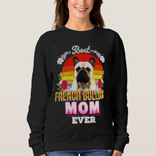 French Bulldog Bulldog Floral Sweatshirt
