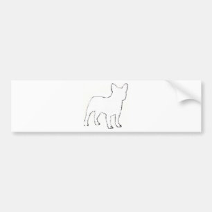 french bulldog bumper sticker