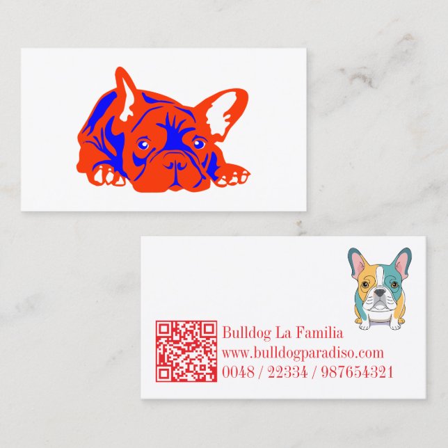 French Bulldog  Business Card (Front/Back)