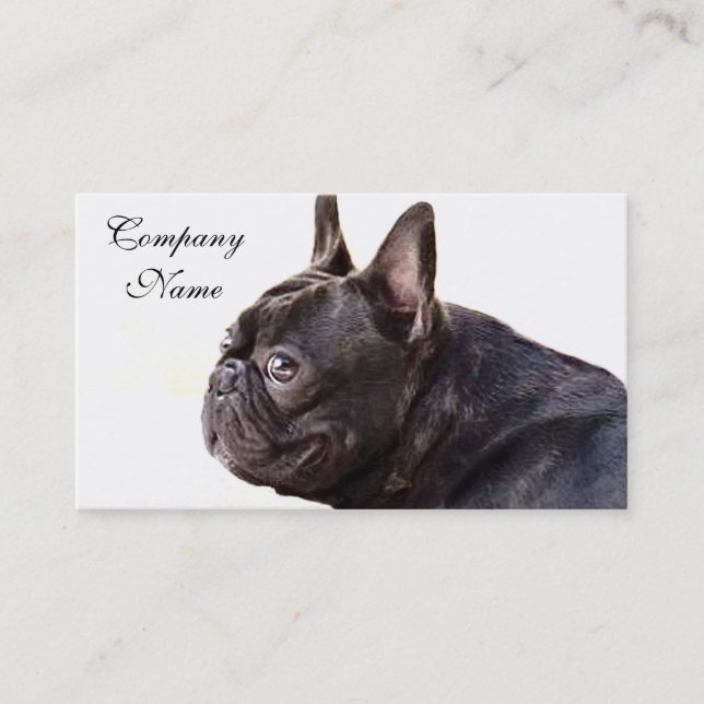French Bulldog Business Card (Front)