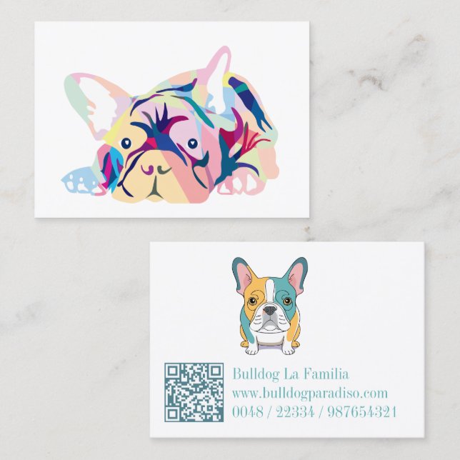 French Bulldog  Business Card (Front/Back)