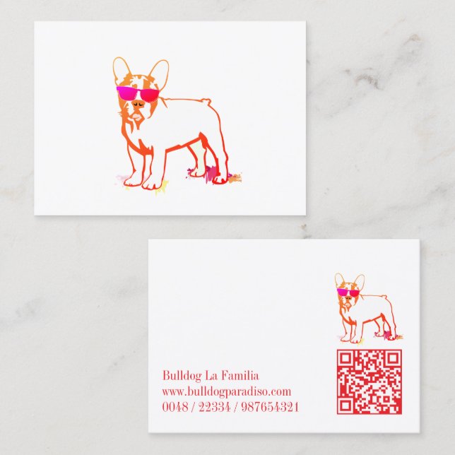 French Bulldog  Business Card (Front/Back)