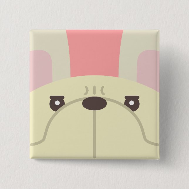 French Bulldog Button (Front)