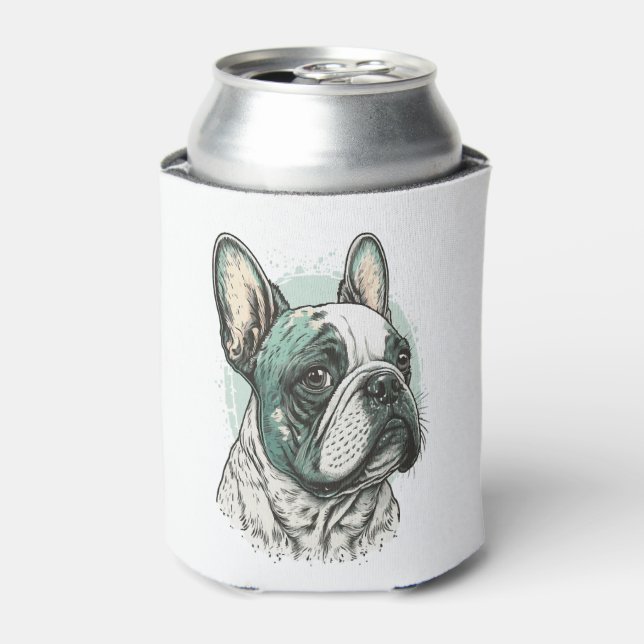 French bulldog can cooler (Can Front)