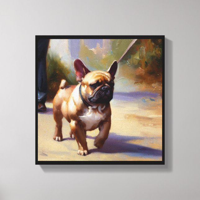 French Bulldog  Canvas Print (Front)