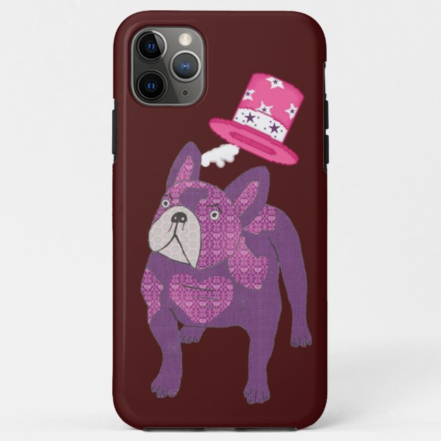 French Bulldog Cartoon French Bulldog Case-Mate iPhone Case (Back)