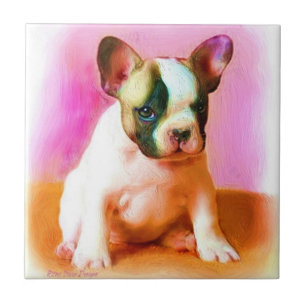 French Bulldog Ceramic Tile