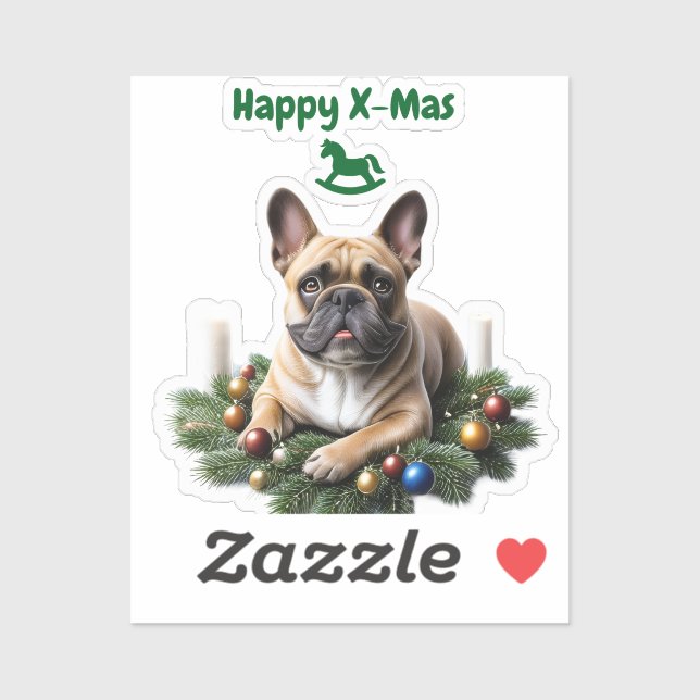 French Bulldog Christmas (Sheet)
