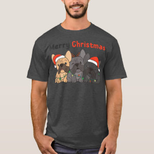 French Bulldog Christmas Animals Cute Dogs Merry C T-Shirt