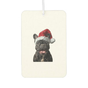 French Bulldog Christmas Car Air Freshener