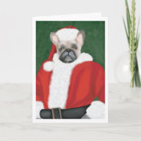 French Bulldog Christmas Card
