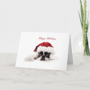 French Bulldog Christmas Card