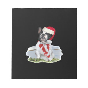 French Bulldog Christmas Day Holidays Gifts Classi Notepad
