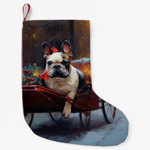 French Bulldog Christmas Festive Season Small Christmas Stocking