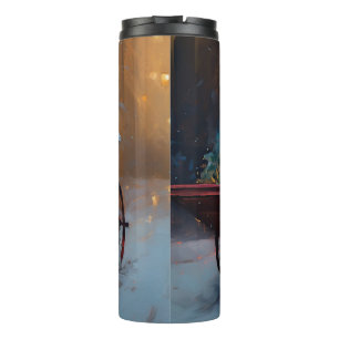 French Bulldog Christmas Festive Season Thermal Tumbler