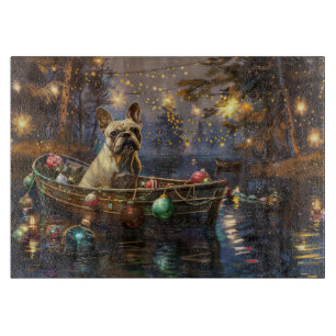 French Bulldog Christmas Festive Voyage Cutting Board