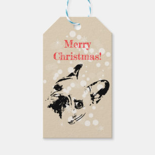 French Bulldog Christmas Gift Tags