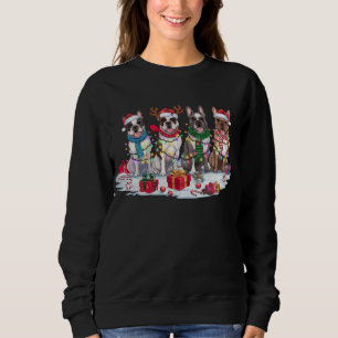 French Bulldog Christmas Lights - Adorable Design Sweatshirt
