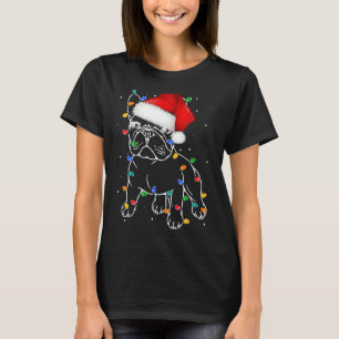 French Bulldog Christmas Lights Pajama T-Shirt