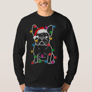 French Bulldog Christmas Lights Tree Decoration Xm T-Shirt