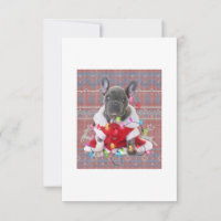 French Bulldog Christmas Lights Ugly Sweater Dog