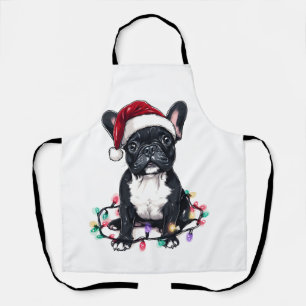 French Bulldog Christmas Lights Xmas Dogs Gifts Me Apron