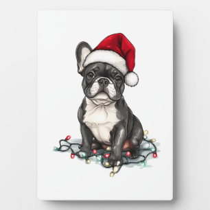 French Bulldog Christmas Lights Xmas Dogs Gifts Me Plaque