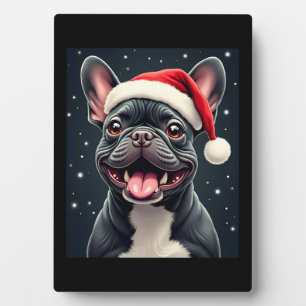 French Bulldog Christmas Long Sleeve T-Shirt Plaque