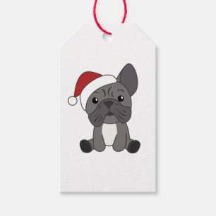 French Bulldog Christmas Snow Winter Animals Gift Tags