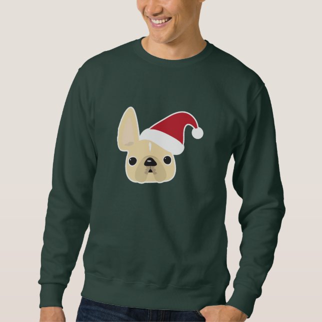 French Bulldog Christmas Sweatshirt (Front)