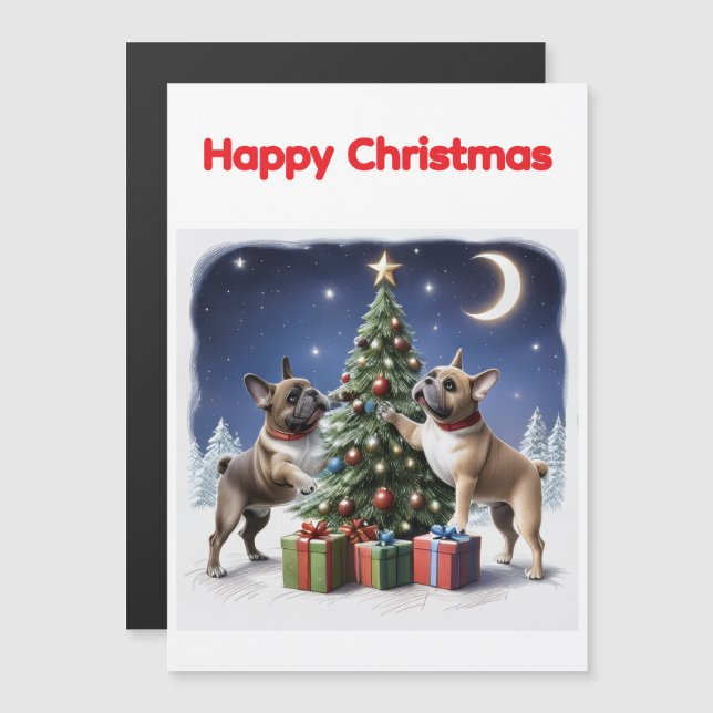 French Bulldog Christmas Tree Bulldog (Front/Back)
