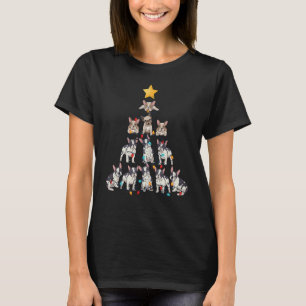 French Bulldog Christmas Tree Frenchie Dog Xmas PJ T-Shirt