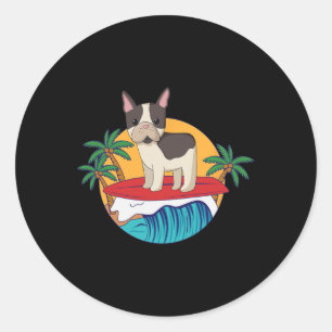 French Bulldog Classic Round Sticker