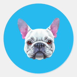 French Bulldog Classic Round Sticker