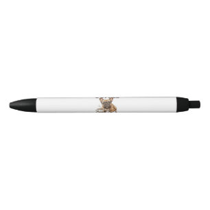 French Bulldog Coffee Frenchie Dog Black Ink Pen