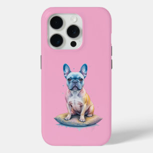 French Bulldog Colorful and Artistic iPhone 15 Pro Case