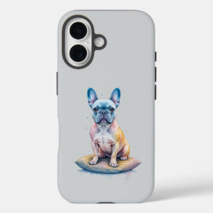 French Bulldog Colorful and Artistic iPhone 16 Case