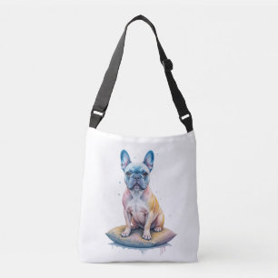 French Bulldog Colorful and Artistic Crossbody Bag