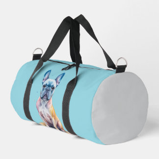 French Bulldog Colorful and Artistic Duffle Bag