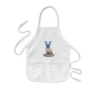 French Bulldog Colorful and Artistic Kids Apron