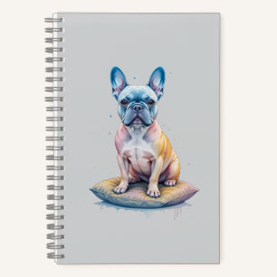 French Bulldog Colorful and Artistic Notebook