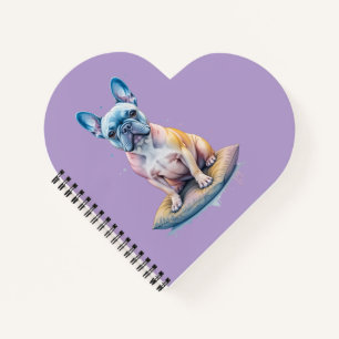 French Bulldog Colorful and Artistic Notebook